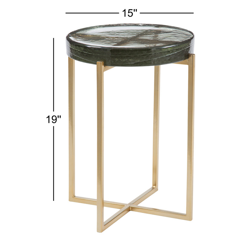Glass End Table