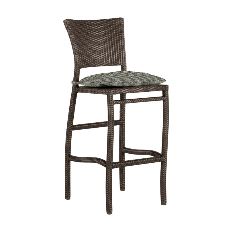 Tabouret de bar 30 po Skye, Noyer noir, Pas de soudure, Intermix écorce