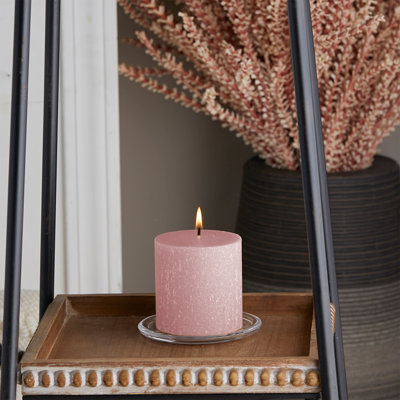 Bougie colonne non parfumée Timberline