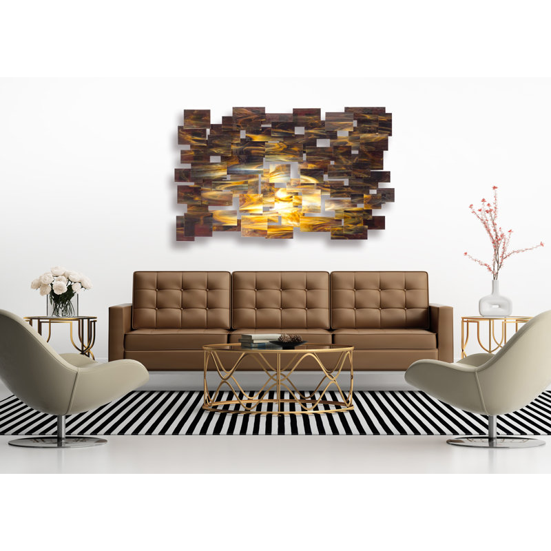 Décoration murale cosmos, H 44 po x l 71 po x P 4 po