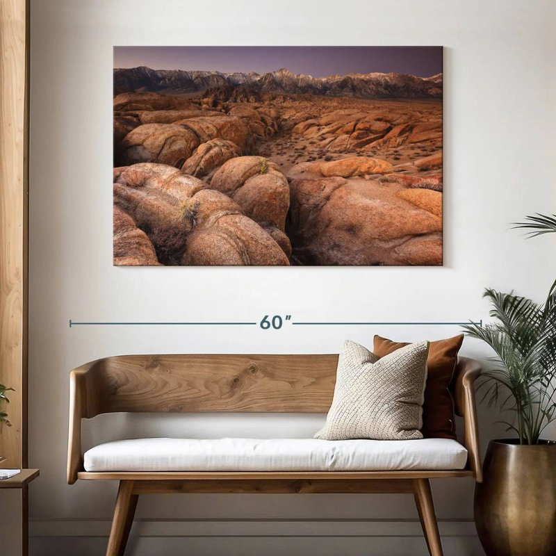 Alabama Hills Rocks, H 32 po x l 48 po