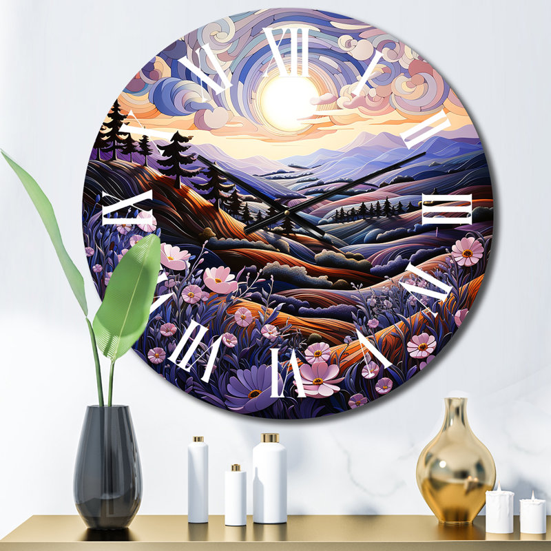 Monnier - Landscapes Wall Clock, Small
