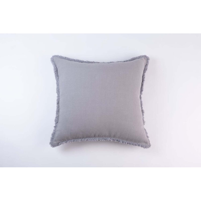 Coussin en lin Preston, gris