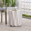 Table d'appoint d'extérieur en béton léger