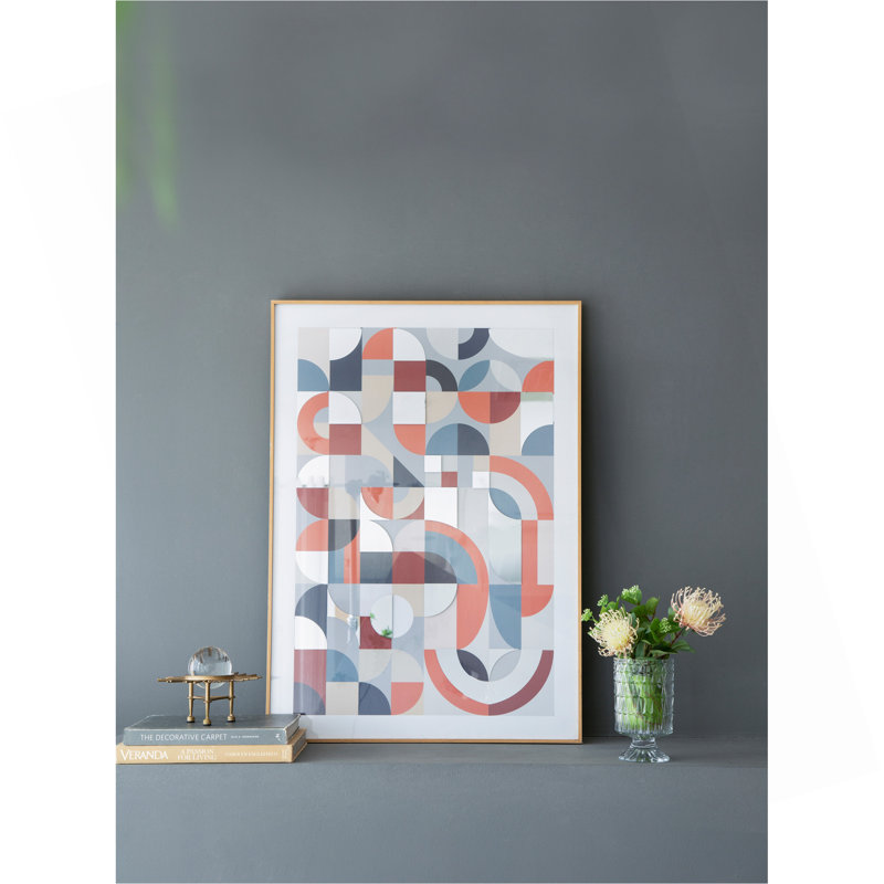 Miroir encadré 23,8 x 33,6 x 1,6 po
