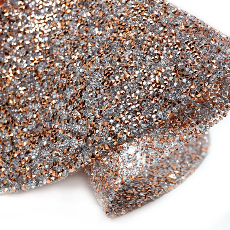 Napperon carré de 14 po Sparkles Home Luminous, Argent, or rose