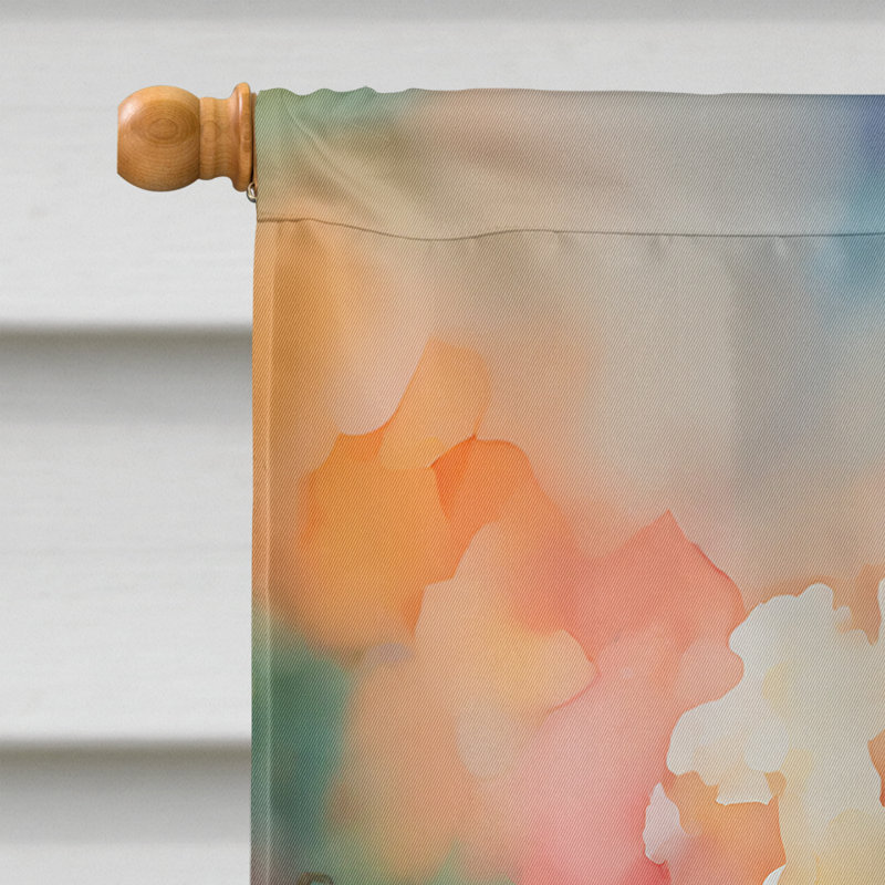 Drapeau de maison en polyester à double face H 40 po x l 28 po