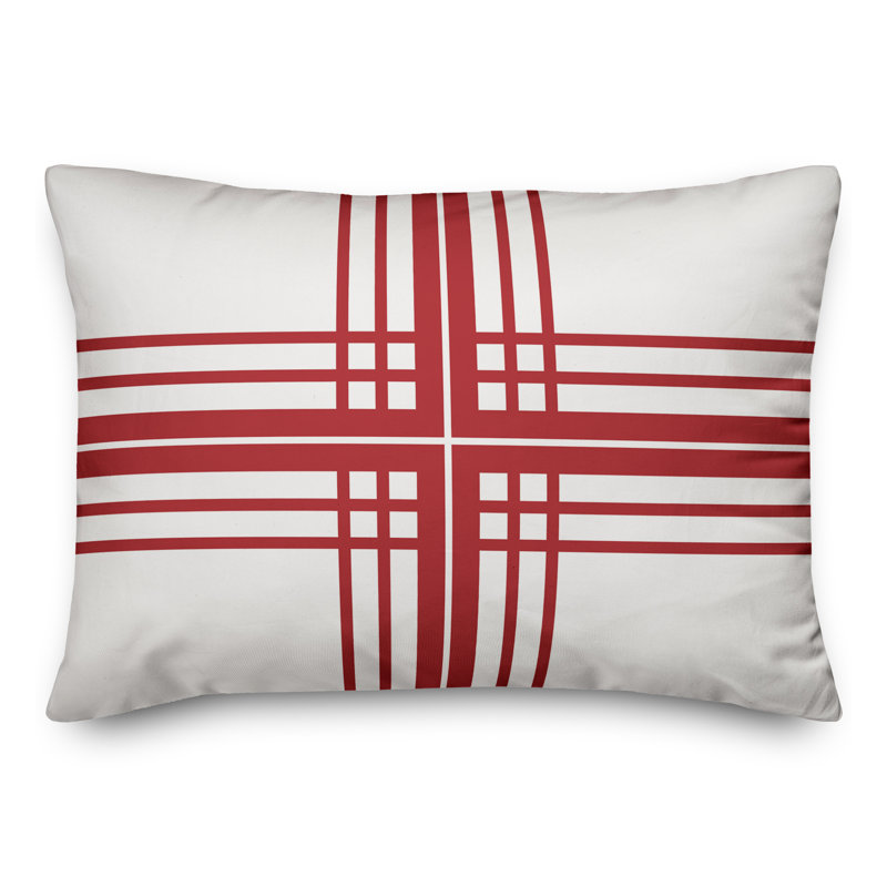  Coussin lombaire intérieur / extérieur Stripes, Housse de coussin seulement - sans coussin