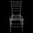 4Pcs PC Clear Stacking Elegant Dining Chairs
