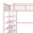 Metal Loft Bed with 4-Tier Shelves and Storage-110080985-95083212