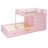 Full Over Full Modern Bunk Bed With Built In Closet And 7 Storage Drawers-415632147