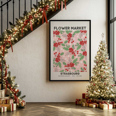 «Holiday Flower Market III», reproduction sur toile