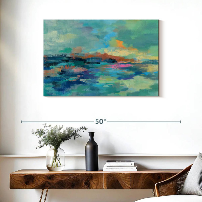 Avery Summer Seaside Abstract, 24" H x 36" W