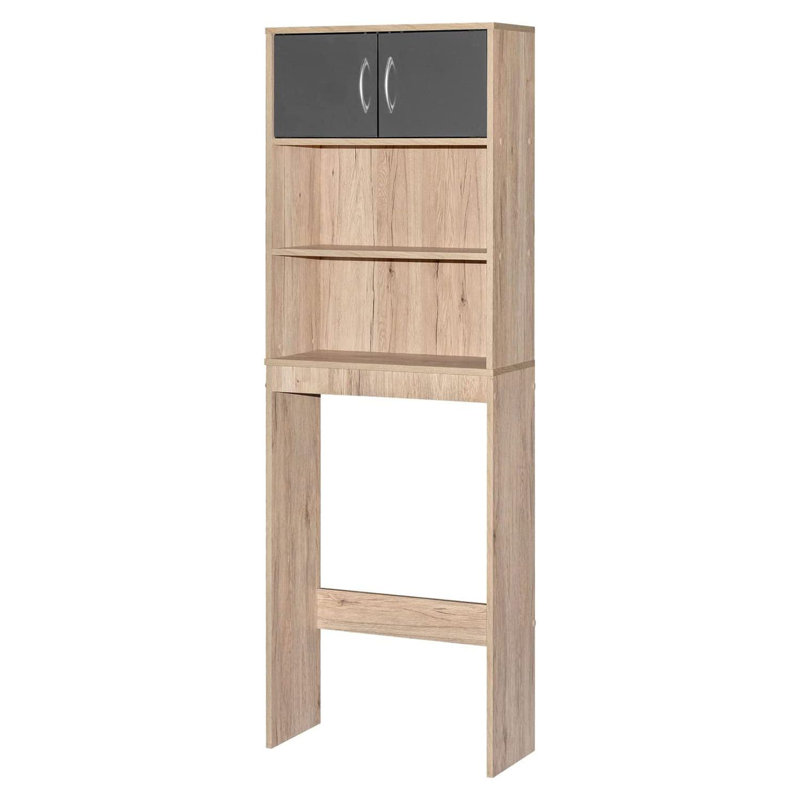 Over The Toilet Storage, Natural/Dark Grey