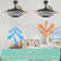 Brynnly 42" Retractable DC Motor Ceiling Fan with LED Lights, Remote 3-Color 6-Speed