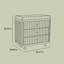 Commode 3 tiroirs avec surmatelas Kyoto-106743252