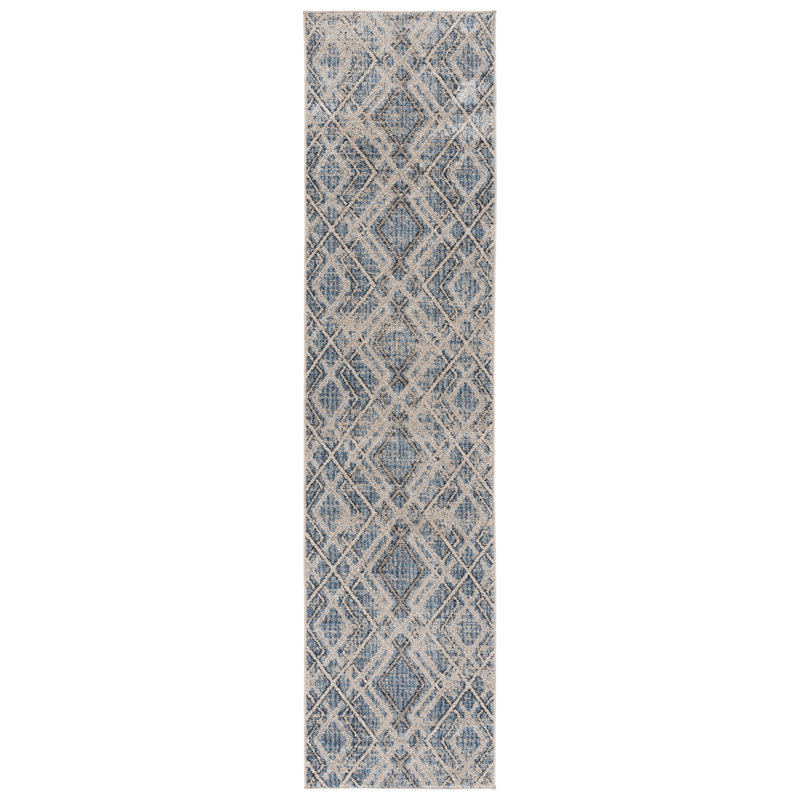 Grove 680 Performance Geometric Shapes Rug, Runner 2'2" x 8'