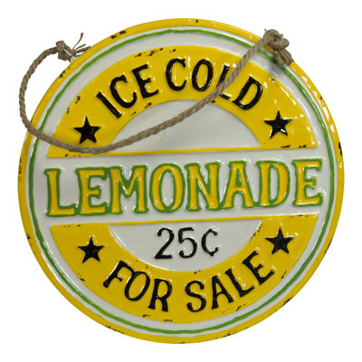 Metal "Lemonade 4 Sale" Sign