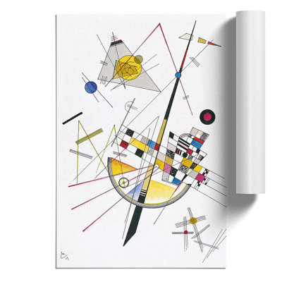 Delicate Tension by Wassily Kandinsky - No Frame Painting