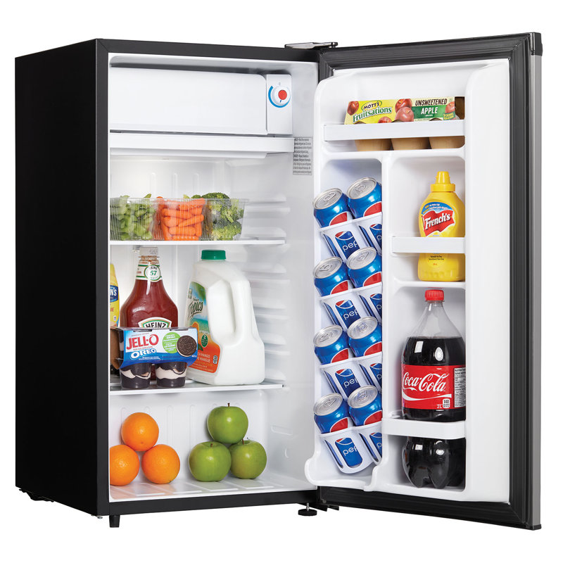 Danby Designer Réfrigérateur autoportant avec congélateur, Aspect inox