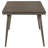Dark Brown 5-Piece Rectangular Dining Set
