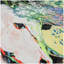Mandish Abstract Splatter Horse, peinture sur toile encadrée