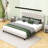 Tufted Upholstered Low Profile Platform Bed-1635636872