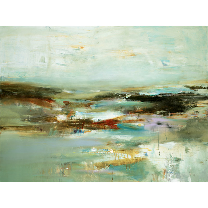 Reproduction d’art sur toile tendue, "abstract views" par Lisa Ridgers