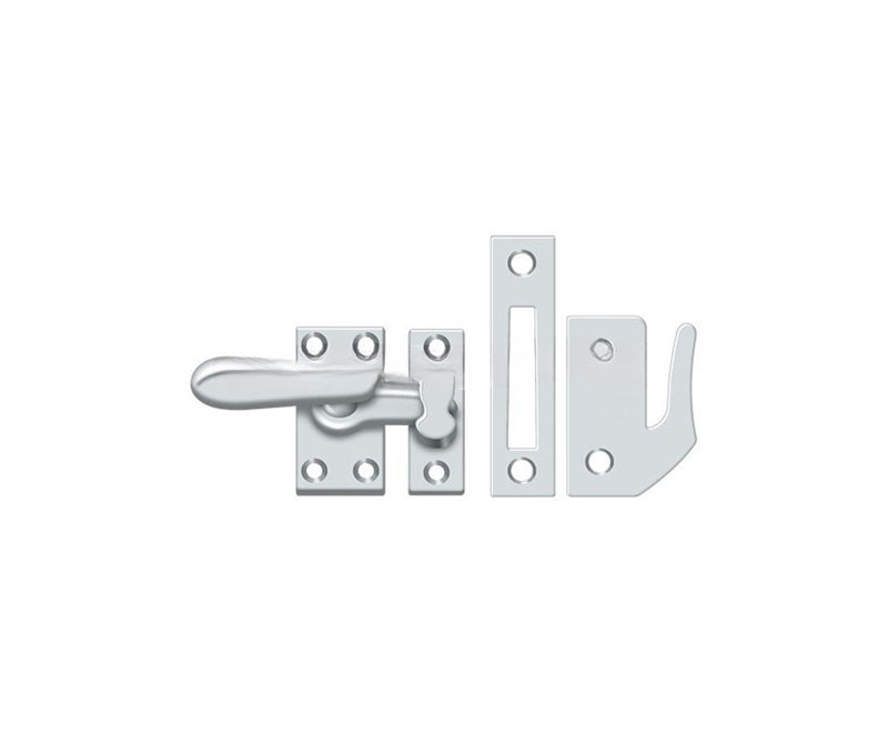 Hardware, 2" H x 1.9 W x 2" D, Polished Chrome