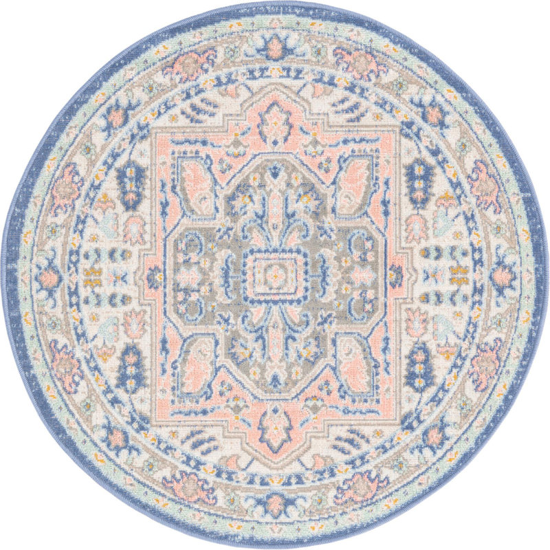 Denena Oriental Indoor Rug, Round 3'3"