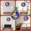 Horloge murale en bois 10 po, mouvement silencieux, à piles (piles AA non incluses), décor artistique, parfait pour les décorations