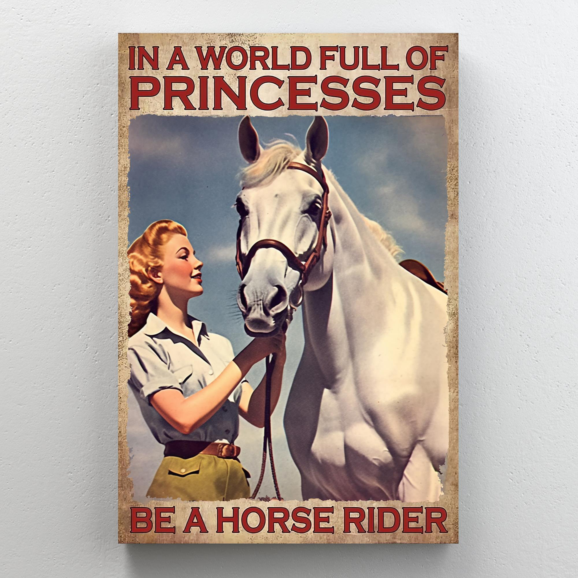 horse and rider graphic