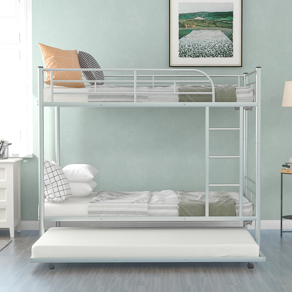 Isabelle & Max™ Amadou Twin over Twin Metal Standard Bunk Bed by ...