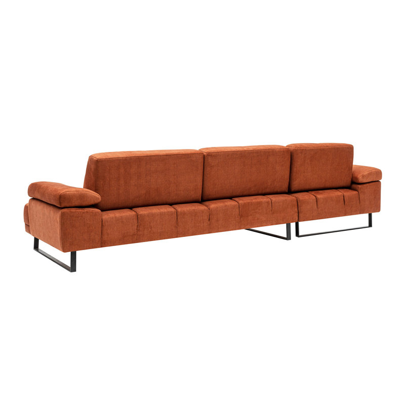 Canapé et méridienne Simmerman, H 32,7 po x l 123,6 po x P 68,5 po, Orienté à gauche (vu de face)