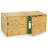Cube Storage Organizer, Bamboo Cube Bookshelf, Stackable Connect Storage Cube Cubby Organizer With Door, Stackable Cubes Bin