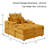 43" Corduroy Upholstered Sofa-1900019258