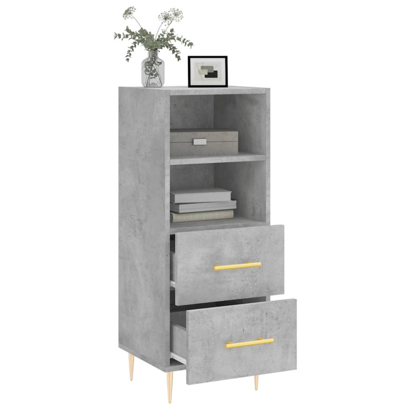 Maragaret 2 - Drawer Rectangle Accent Chest, Concrete Grey