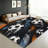 Soccer Pattern Area Rug, Living Room Carpet, Bedroom Floor Mat, Sports Themed, Modern Home, Durable Washable, Indoor Area World Cup Soccer Decor-129888972