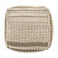 Repose-pieds Cozy Rustic Brown and Beige