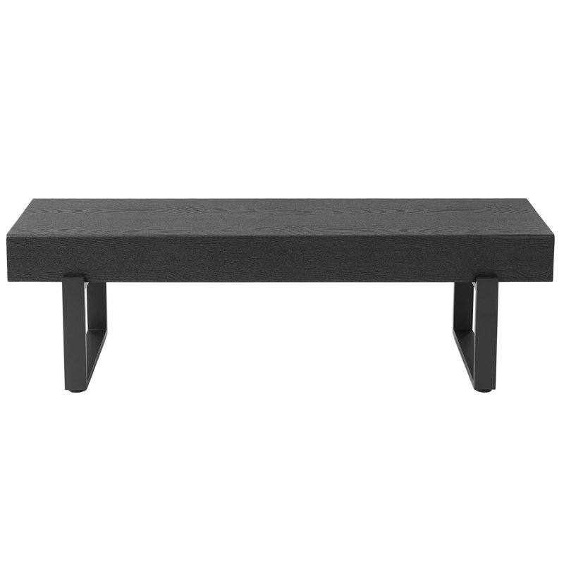 Banc de cuisine en bois, Noir