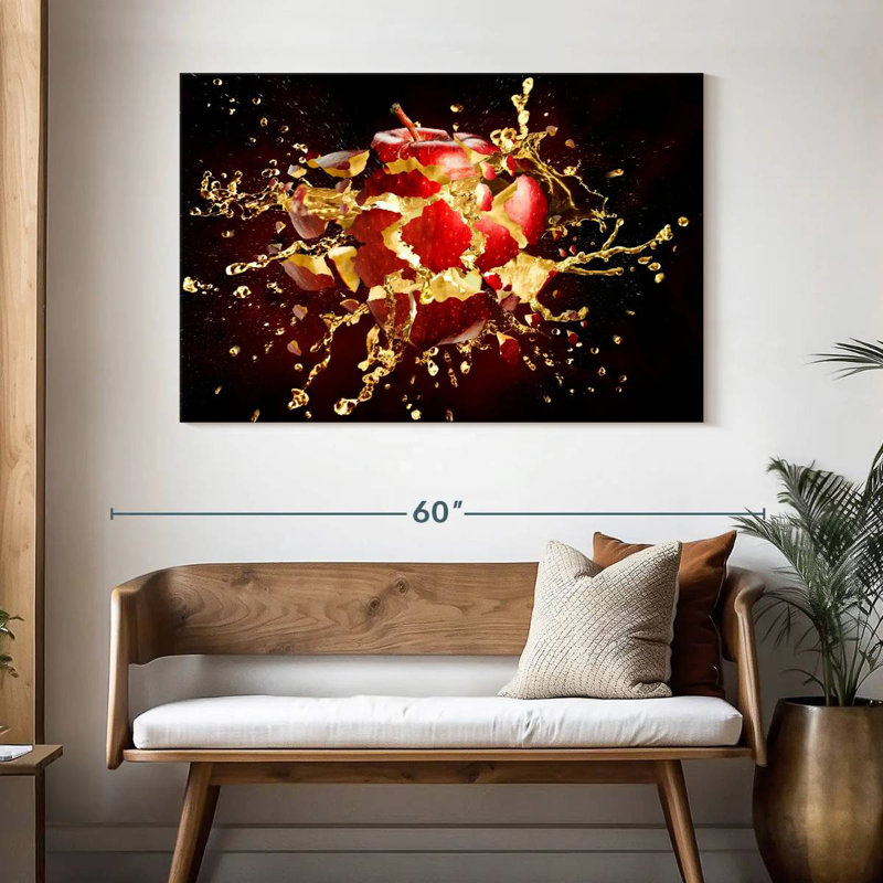 Yarlin Exploding Apple, 32" H x 48" W