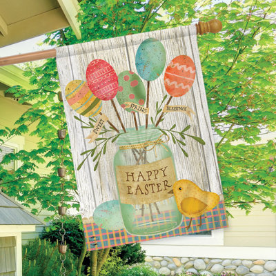 Spring Egg Bouquet Duard House Flag