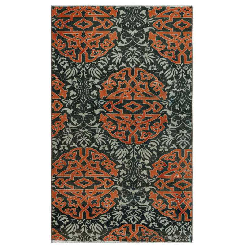 One-of-a-Kind 3'1"x5'2" Hand Knotted Area Rug
