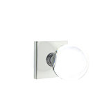 Passage Bristol Crystal Knob with Square Rose