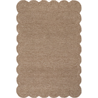  Elira Solid Bordered Area Rug