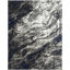 Abstract Shag Black/Grey Area Rug