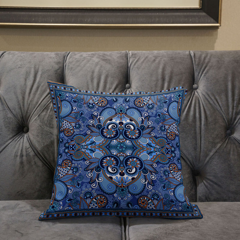 Reversible Throw Pillow, 16" x 16" 