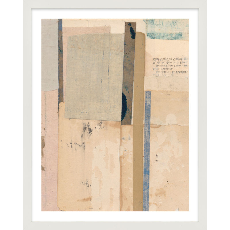 Go Softly Painting by Sarah Short, 20" H x 16" W x 1.25" D, White Framed