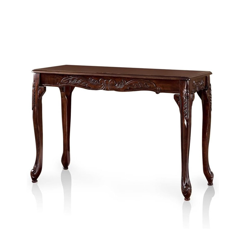 Table de canapé l 47,6 po, cerisier foncé