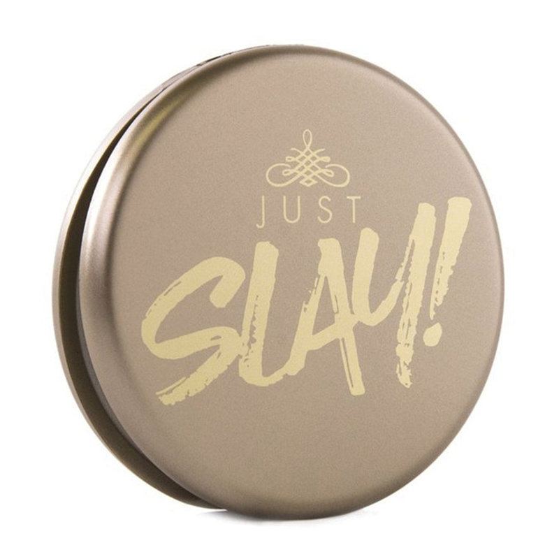 Slayssentials Just Slay Compact Modern Makeup Mirror, Travel Vanity Mirrors Bridal Purse Mirror, Gold